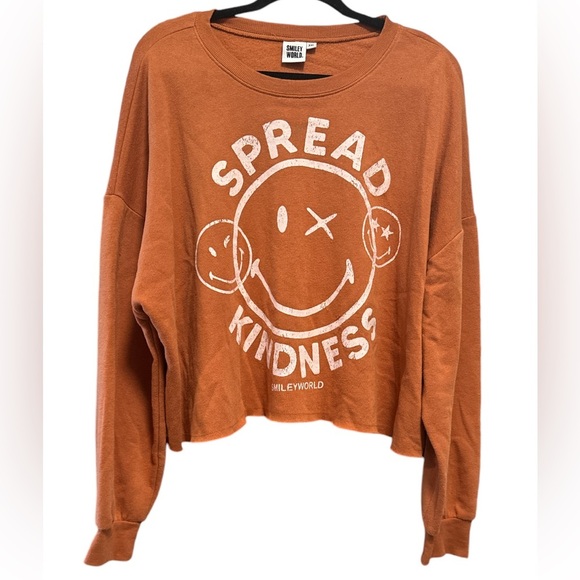 Smiley world spread kindness sweatshirt sz XXL - Picture 1 of 5